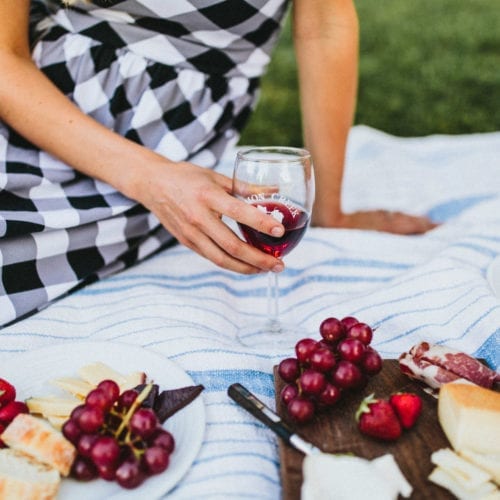 A lovely picnic at Lemon Creek Winery on the Lake Michigan Shore Wine Trail.