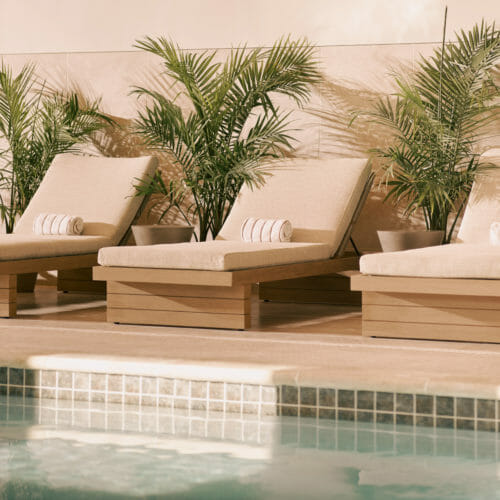 Harbor Grand Hotel Pool Lounge Chairs