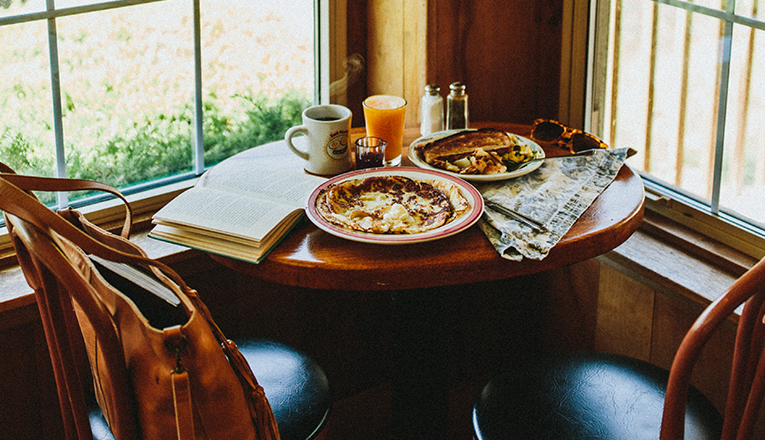 Breakfast for two at Luisa's Swedish Bakery in Harbert, Michigan