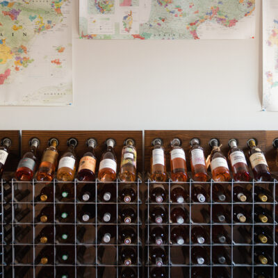 Rosé stocked at P&E Bottle Shop in Three Oaks, Michigan