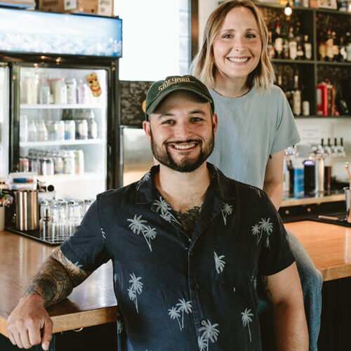 Cam Mammina and Alex Cihlar are the proud owners of SideYard in Sawyer, Michigan